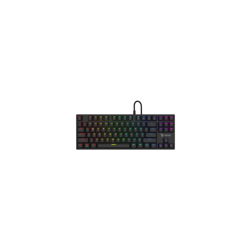 Savio Tempest x2 RGB klaviatūra, ruda, Outemu