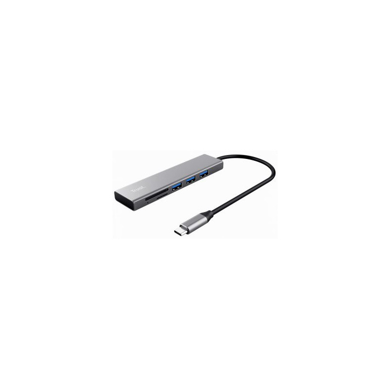 Docking station Halyx Fast USB-C Hub Card Reader Silver