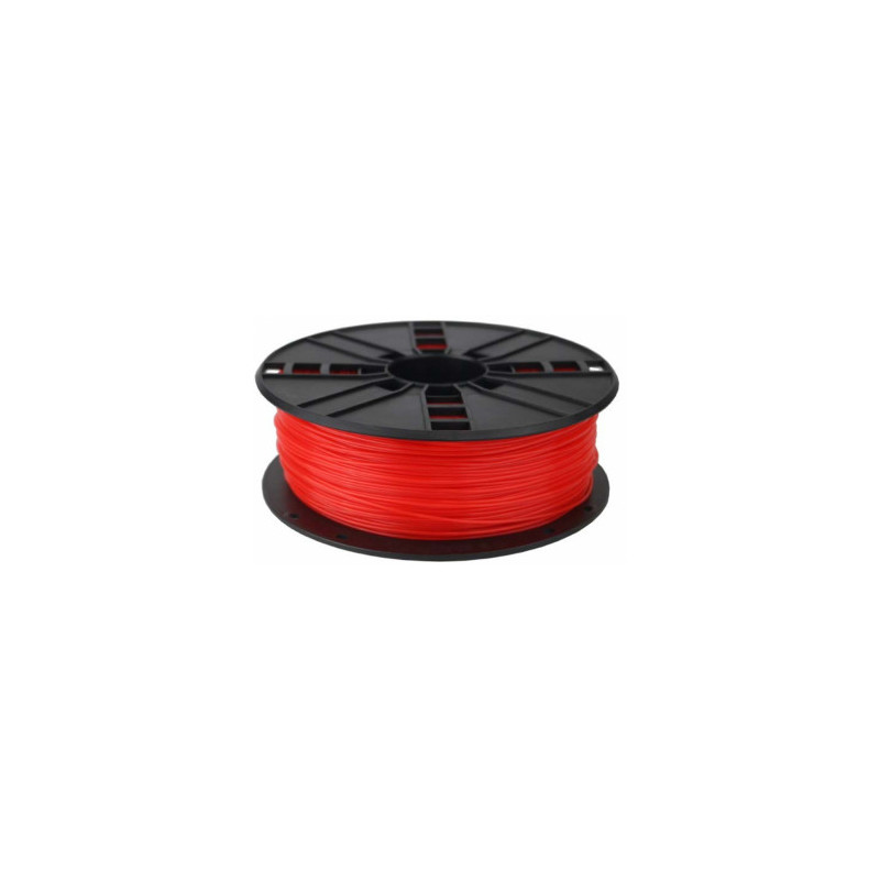 3D Printer Raw Material Gembird Filament PLA Fluorescent Red 1.75 mm 1 kg
