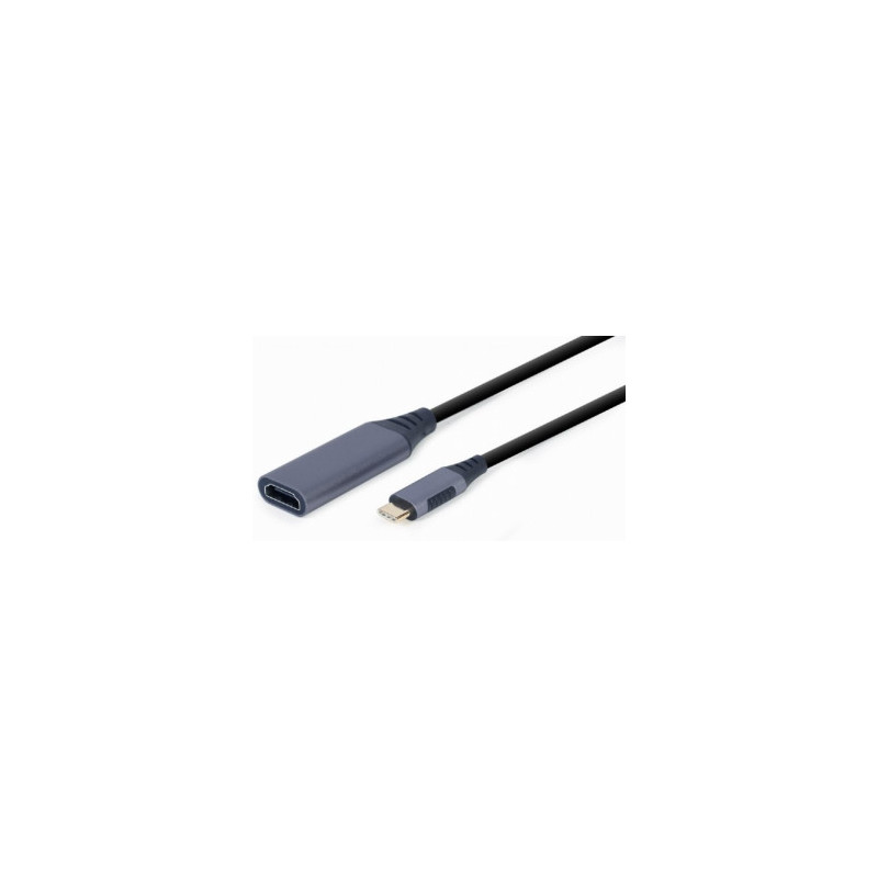 Gembird USB Type-C Male - HDMI Female Space Gray 4K