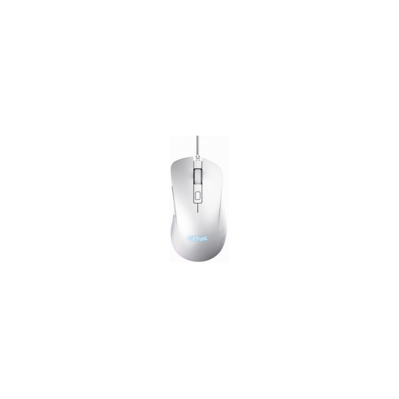 Computer mouse Trust GXT924W YBAR+ White