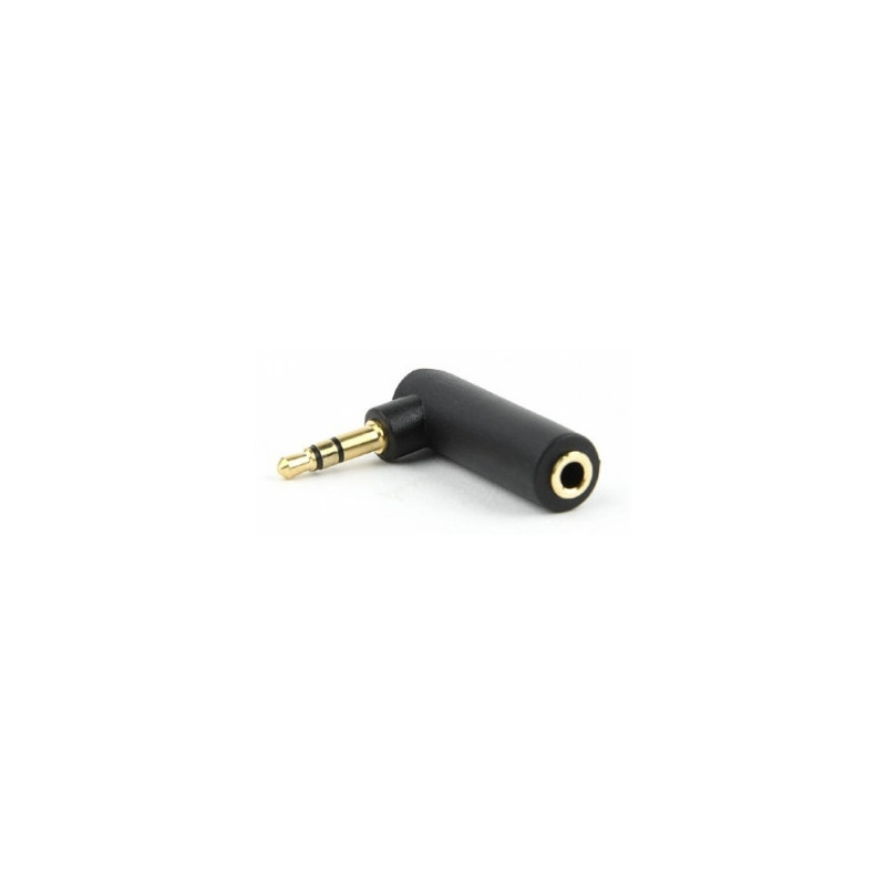 Gembird 3.5 mm stereo audio right angle adapter 90 degrees