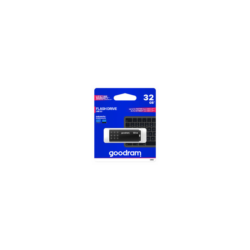 GoodRam 32GB UME3 USB 3.0 Black