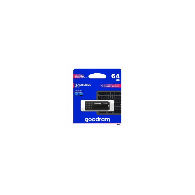 GoodRam 64GB UME3 USB 3.0 Black