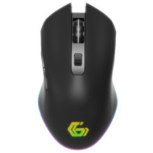 Kompiuterinė pelė Gembird RGB Firebolt, juoda