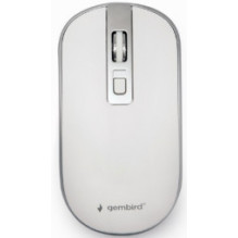 Gembird Wireless Optical Mouse White / Silver