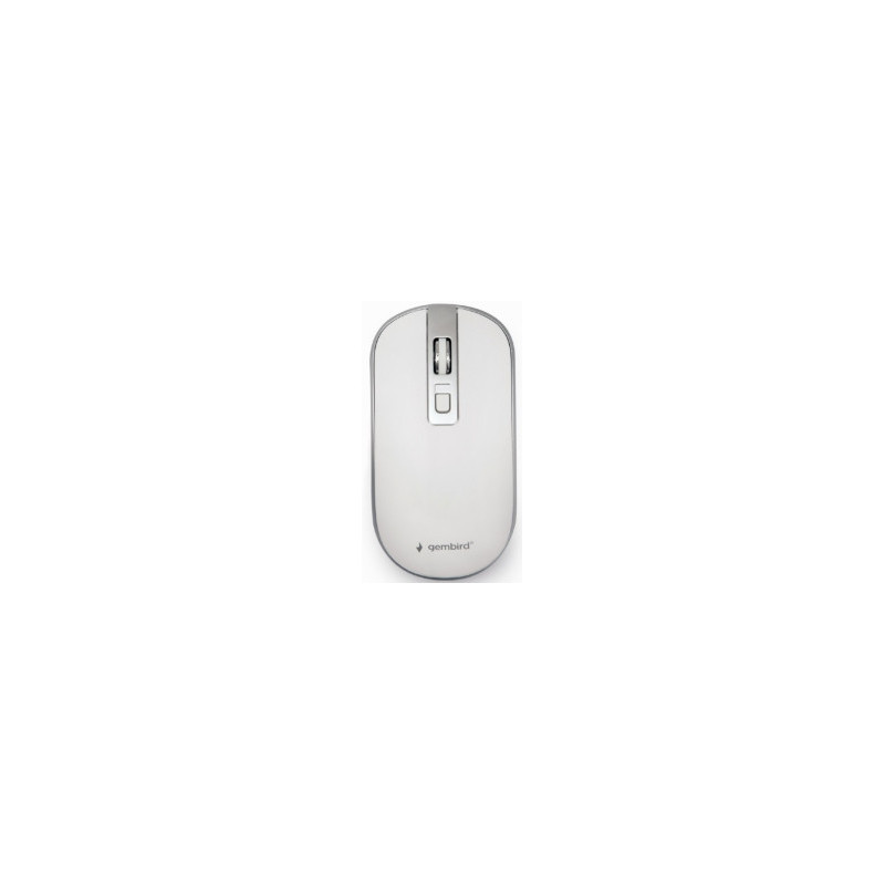 Gembird Wireless Optical Mouse White / Silver
