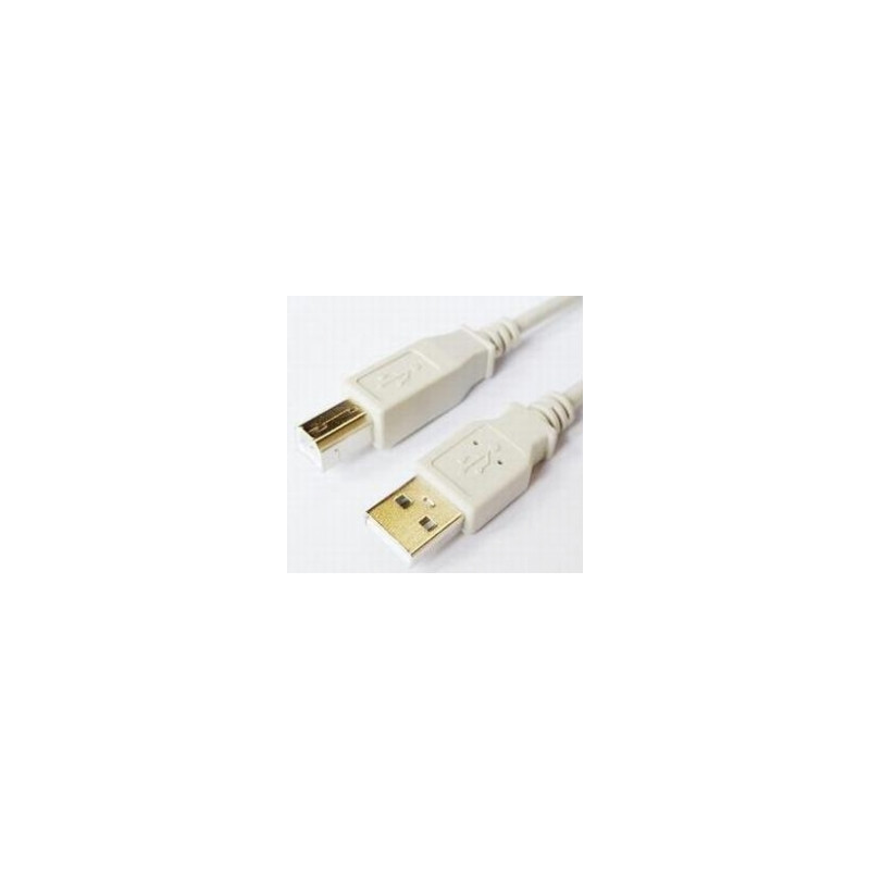 Kabelis Brackton USB kištukas - USB kištukas B 1,8 m, baltas