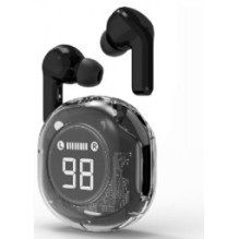 Headphones Gembird Transparent TWS in-ears Black