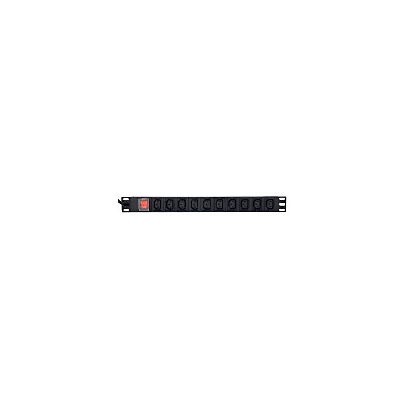 Extension cord Gembird PDU 16A 3500W 10 pcs C13 sockets