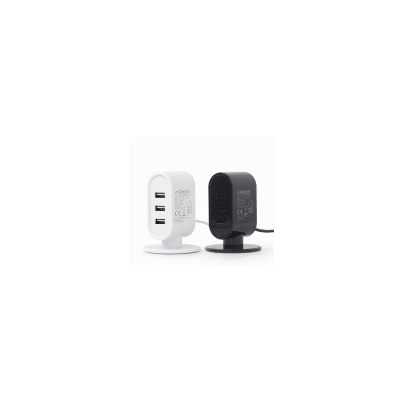 EnerGenie USB Desktop Charger Black / White Mix