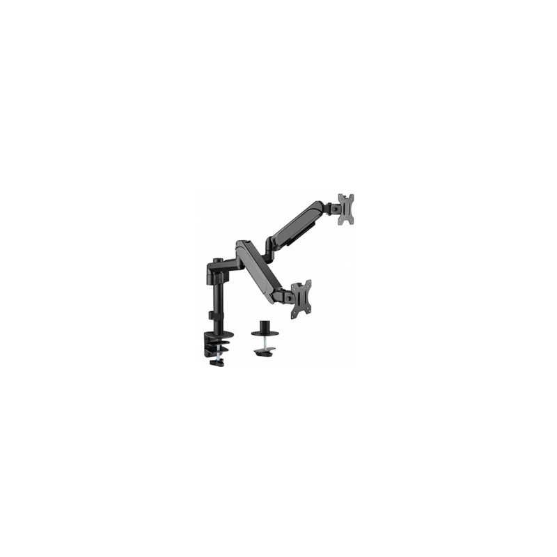 Monitor mount Gembird Adjustable Desk 2-display Mounting Arm 17"-32"