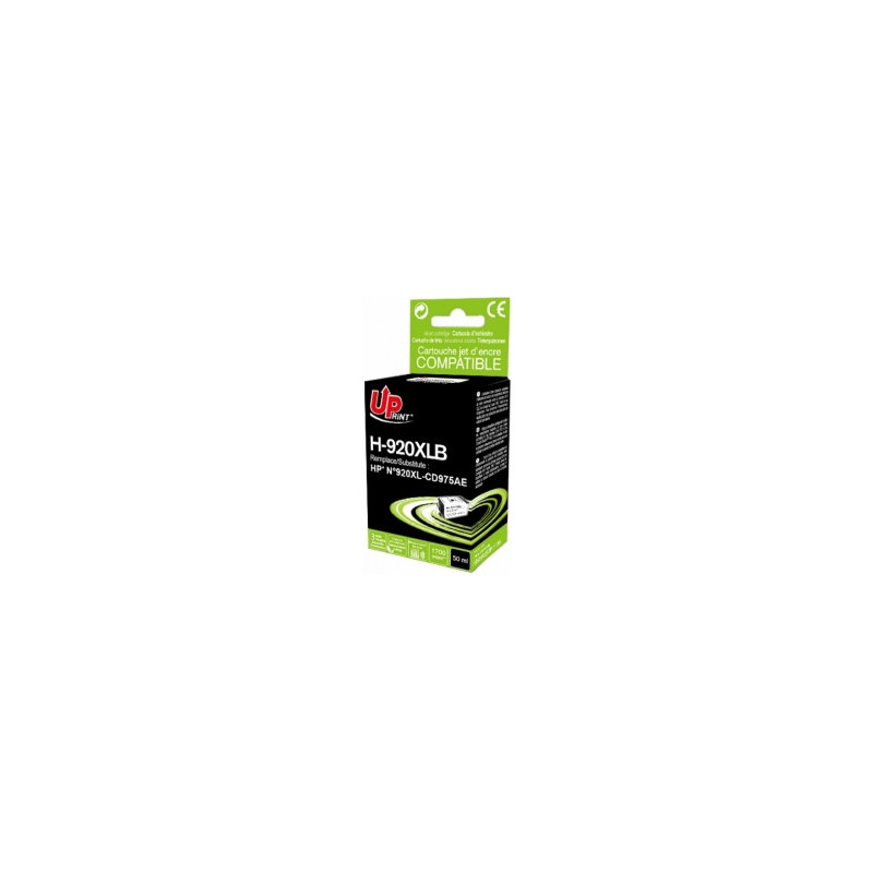 Rašalo kasetė UPrint HP 920XLBK juoda