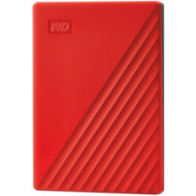 Išorinis kietasis diskas Western Digital My Passport 2TB, raudonas