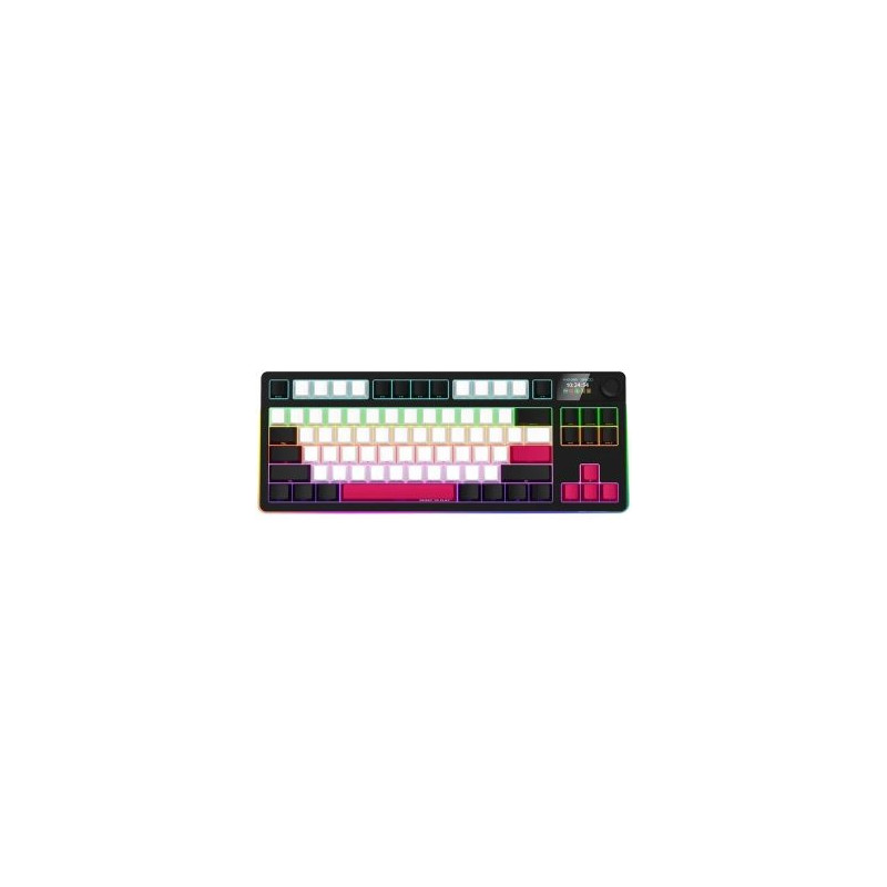 „Lorgar“ klaviatūra LRG-KBP70MW-BK-US 75 % RGB juoda raudona