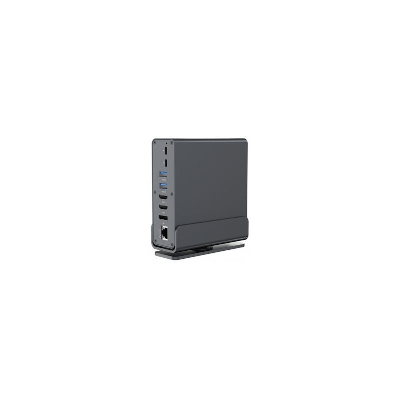 Gembird USB Type-CF 15 viename daugiaportis adapteris su įkrovimo stotele
