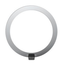 Magnetic ring for smartphones Baseus, silver color (2 pcs.)