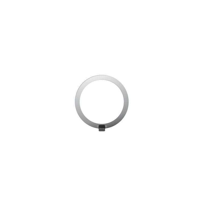 Magnetic ring for smartphones Baseus, silver color (2 pcs.)