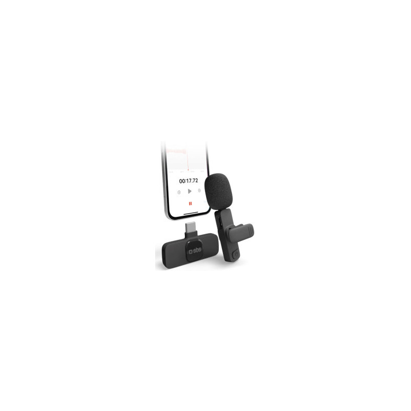 Belaidis mikrofonas SBS USB-C imtuvo laikiklis mikrofonui