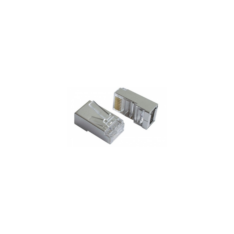 Jungtis Gembird RJ45 kištukas, 100 vnt. pakuotėje, ekranuota, modulinė