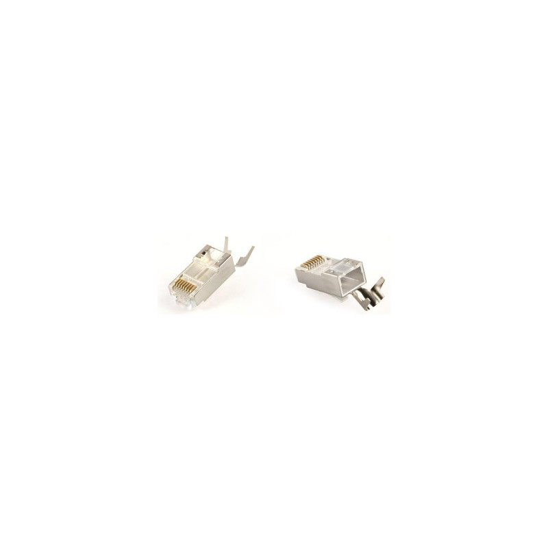 Jungtis Gembird CAT7 8P8C RJ45 paauksuota 15u FTP SFTP 50 vnt.