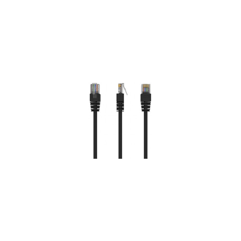 Kabelis Gembird Patch UTP 0,25 m CAT 5e juodas