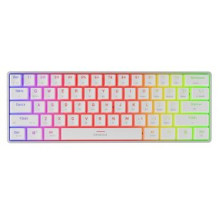 Genesis Thor 660 G2 60% balta RGB Gateron ruda
