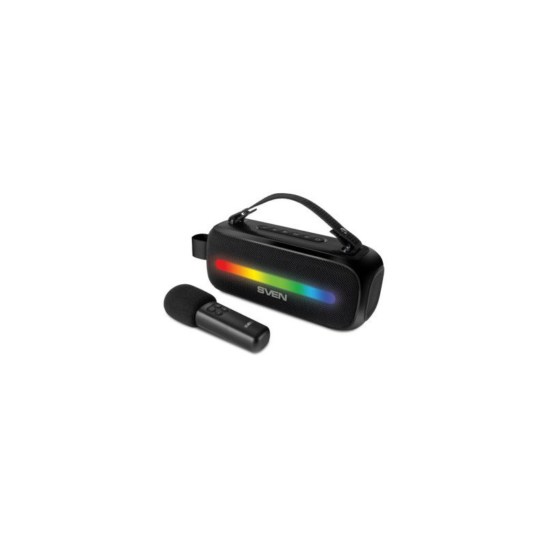 Portable speaker Sven PS-255 Black with Microphone