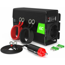 „Green Cell“ automobilio maitinimo keitiklis, 12 V į 230 V, 500 W / 1000 W, modifikuota sinusoidė