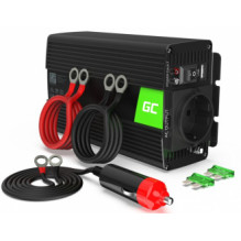 Green Cell Car Power Inverter Converter 24V to 230V 500W / 1000W