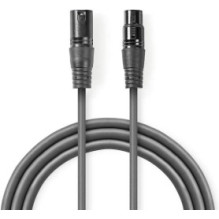 Cable Nedis XLR M - XLR F 1m