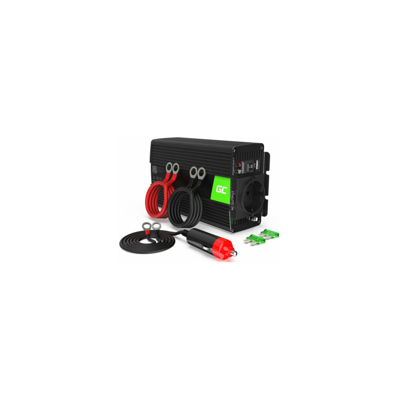 Power converter Green Cell Car Power Inverter Converter 12V to 230V 1000W / 2000W Pure sine