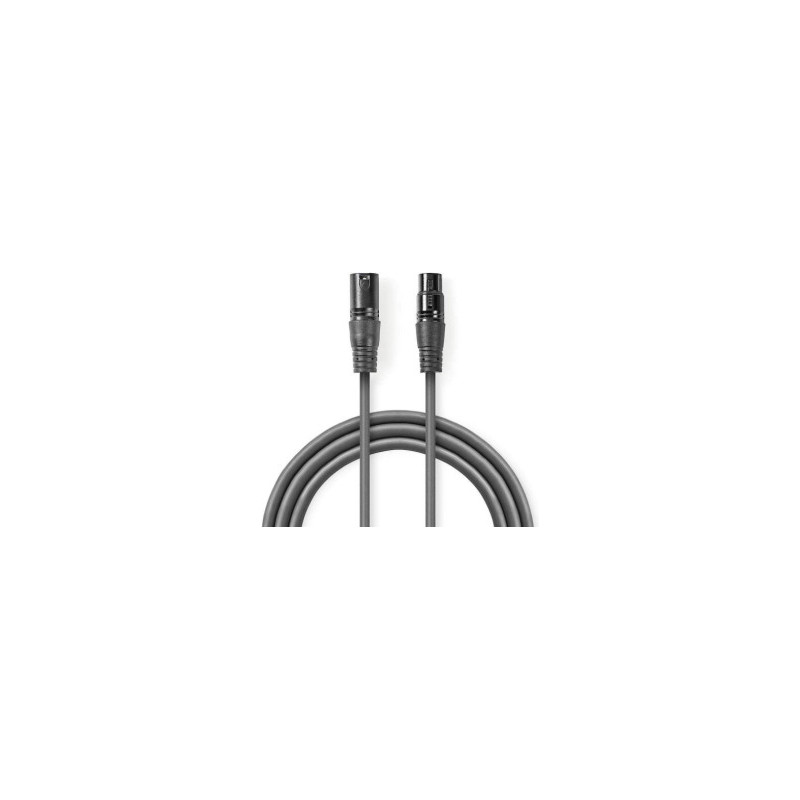 Nedis XLR kabelis M - XLR F 1,5 m