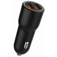 Car charger Gembird 2x USB Type-A Black