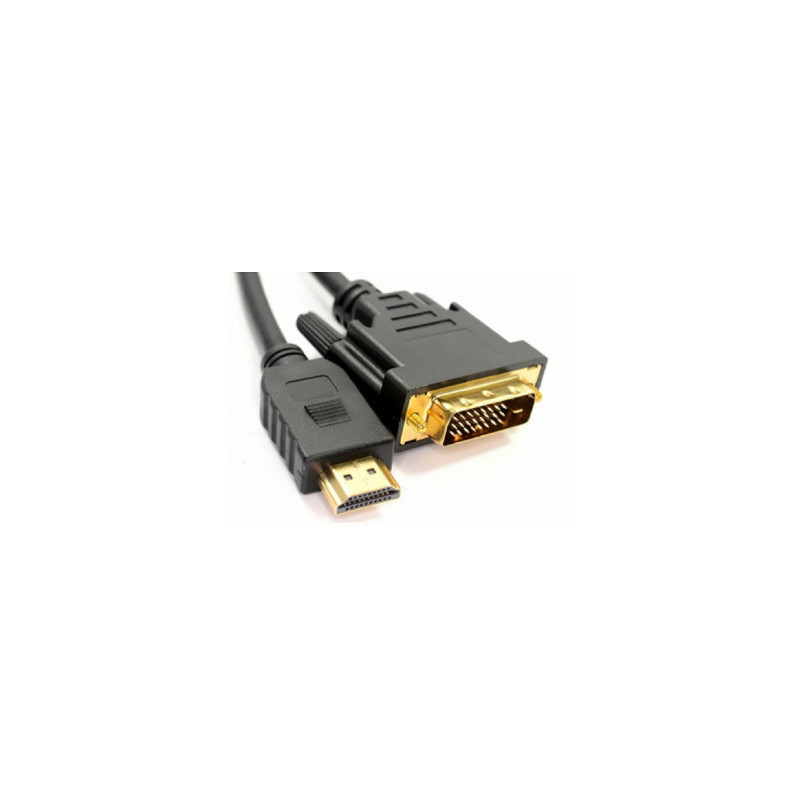 Brackton DVI Male - HDMI Male 2m Black
