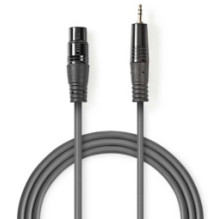 Cable Nedis XLR M - 3.5mm M...