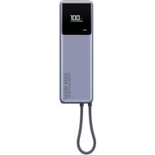 External battery Xiaomi 10000mAh Silver with integrated USB-C cable