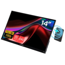 Monitor Verbatim 14" Portable Touchscreen Monitor Light Series 1080P 5000mAh