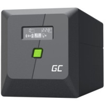 Nepertraukiamo maitinimo šaltinis „Green Cell PowerProof LCD“ UPS 1000VA 600W USB, 2x Schuko + 2x IEC