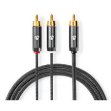 Cable Nedis 1x RCA - 2x RCA...