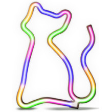 Led lamp Meow In Color Neon...