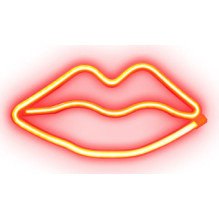 LED lempa SBS Red Lips Glow Neon efektas