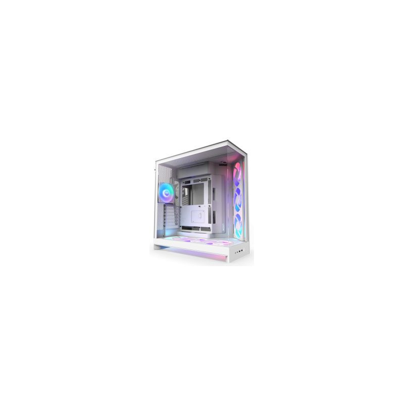 Computer case NZXT H9 Flow RGB+ White