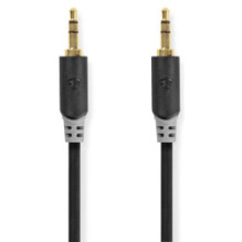 Kabelis Nedis AUX 3.5mm - 3.5mm 1m