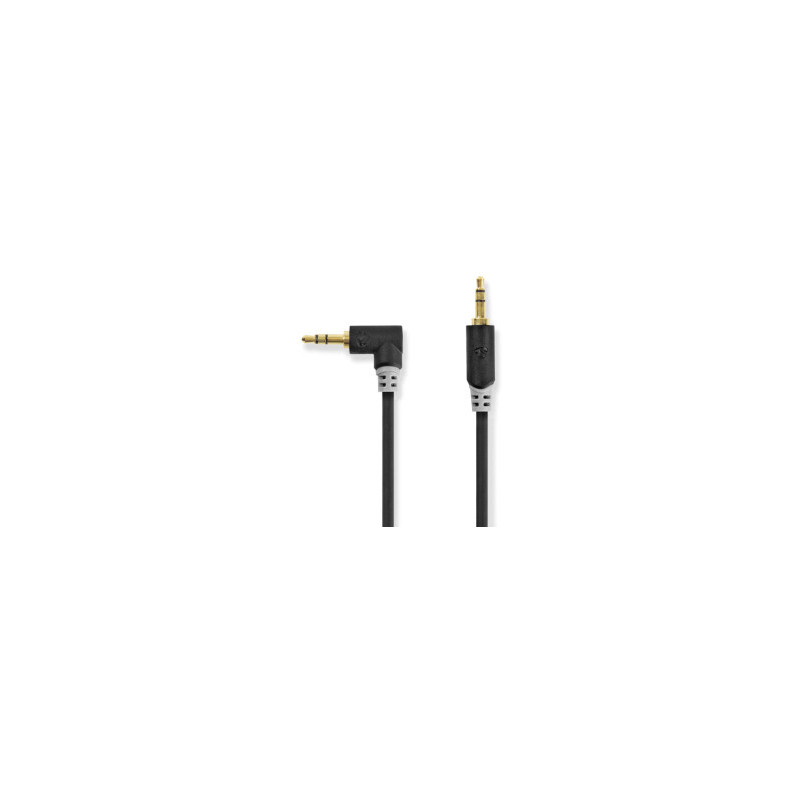 Laidas Nedis AUX 3.5mm - 3.5mm kampinis 1m