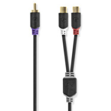 Cable Nedis 1x RCA - 2x RCA...