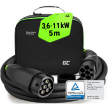 Electric car charging cable Green Cell Snap Type 2 11kW 5m Type 2 - Type 2