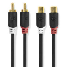 Laidas Nedis 2x RCA - 2x RCA F 2m