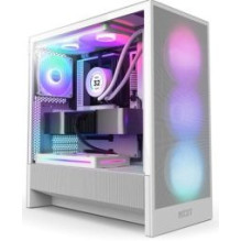 Korpusas NZXT H5 Flow RGB 2024 baltas