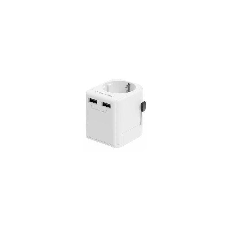 Adapter Gembird Universal Travel Adapter 12W